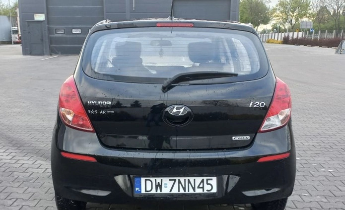 Hyundai i20 cena 17900 przebieg: 121000, rok produkcji 2012 z Radziejów małe 137